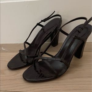 OLD Bottega Veneta - Brown Leather Sandals - SZ 39